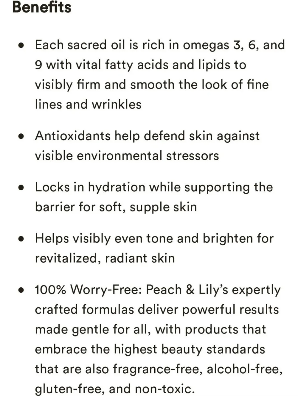 PEACH & LILY SUPER ROOT GINSENG FACIAL OIL.